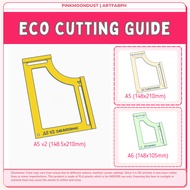 A5, A6, A7 Eco Size Guide for Paper Trimming | Paper Cutting Size Guide | Cutting Plate