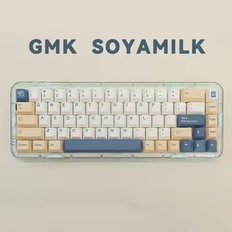 Gmk Soyamilk keycaps cherry profile Dye-Sublimation PBT keycap 135keys mechanical keyboard keycaps