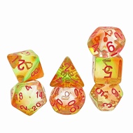 Transparent DND Dice Set , Dice Pouch, for D&D, MTG, Pathfinder Dice