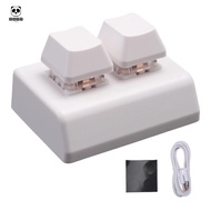 2 Keys Macro Programming Keyboard RGB Mini Keyboard Gaming Drawing Red Switch Custom Keyboard OSU Ga