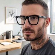 David Beckham sports glasses with normal bluechromic lenses, minus clynder frame 7000