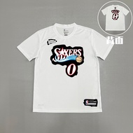 Teresa Marks American Warm-Up Sports Quick-Drying Short-Sleeved T-Shirt Philadelphia 76ers Basketbal