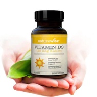 Naturewise ~Vitamin D3 25mcg(1000IU) 50mcg (2000IU)125 mcg (5000 IU) 90 Softgels