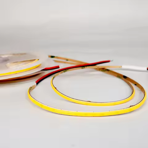 2.7mm Ultra Thin COB LED Strip 480LEDs/m High Density Flexible Super Slim FOB Light 3000K 4000K 6000