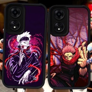 Black Casing for OPPO A60 A98 A38 A78 A17K A18 A17 A58 5G H66 Jujutsu Kaisen