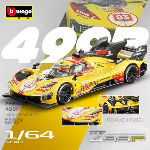 Bburago 1:64 Diecast Alloy Car Simulation Ferrari SF90 LaFerrari F12tdf Sports Car Model Desktop Orn