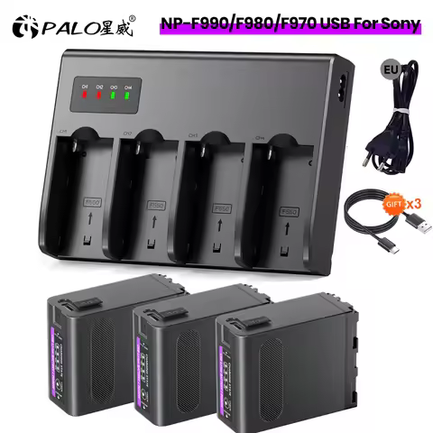 11800mAh NP-F990 NP-F980 NP F970 F990 Battery for Sony F970 F980 F960 F550 F570 PLM-100 CCD-TRV35 CC