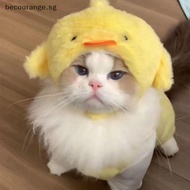 [Bec] Kitty Kitty Hat Chick Pet Headgear Panda Bear Dog Hat Headgear Drag Hat Internet Celebrity Cro