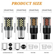 Car LED Light 1156 2025 81SMD Brake Light 1157 Turn Signal 7440 Highlight Reversing Light