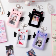 1PCS Fluffy Plush Card Holder Photocard Bus Card Sleeve ID Bank Credit Card Protector Soft Cute Stat