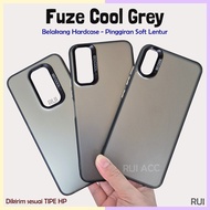 Fuze Cool Grey Reno 2Z 2F 3 4 4F 5 5F Case Hybrid Hologram Hardcase TPU IMD Plong Color BLACK BLACK