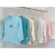 (smirks)BARU 3cm/3 inch neck thermal shirt size 6-9m to 3-4y
