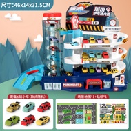 Boys Track Toys for Kids 2 to 4 Years Old Electric City Building Highway Parking Lots Cars Table Gam