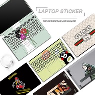 Dell G15 5515 G15 5520 ACD Top Keyboard Bottom PVC Vinyl Laptop Skin Sticker Notebook Decal Removabl