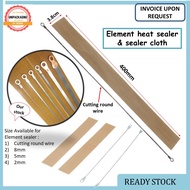 16" / 400MM Sealer Element & Cloth Impulse Sealer Heat Wire Element Cloth
