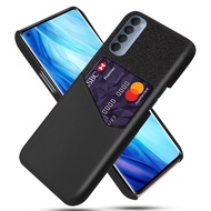OPPO Reno4 Pro Reno4 4G Luxury Leather Card Slot Shockproof Business Wallet Hybrid Slim Case Cover