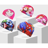 Children Swimming Cap Swim Goggle Topi Berenang Kanak-Kanak Cermin Mata Berenang Budak Kids INTEX Go