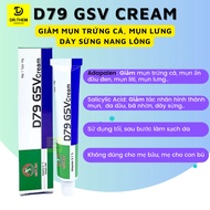 D79 GSV Cream/Pro Giảm Mụn Trứng Cá Mụn Lưng Dày Sừng Nang Lông 15g/20g Quablue - Dr Thêm