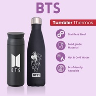TERMOS BTS - TUMBLER THERMOS CUSTOM BTS BT12 LOGO DESIGN
