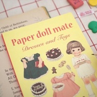韓國【Afrocat】papaerdoll line notebook〈Sally〉復古 娃娃 筆記 日記 記事 手帳