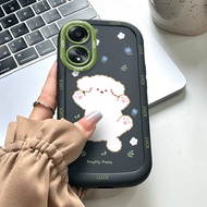 เคสสําห OPPO A58 4G A58 5G A58X 5G A78 5G A1X 5G A2X 5G เคสโทรศัพท์เคสโทรศัพท์แมวสุนัขดอกไม้