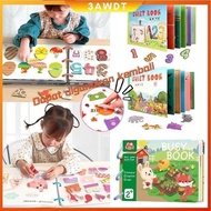 Baby Quiet Book Busy Book Educational Activity Book Kids Montessori Activity Education Book