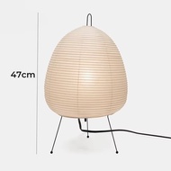 Wabi-Sabi Rice Paper Lantern Japanese Style LED Tripod Floor Lamp Study Hotel Night Light Living Roo