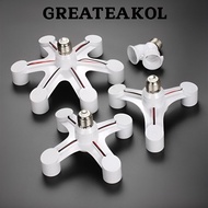 GREATESKOL LED Bulb Holder Multifunction 2 in 1/3 in 1/4 in 1/5 in 1/6 in 1 E27 to E27 Bulb Adapter 