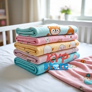 1 LUSIN / 6 PCS BEDONG BAYI / KAIN PERNEL BAYI BAHAN KATUN FLANEL HALUS LEMBUT 90X110 MOTIF LUCU