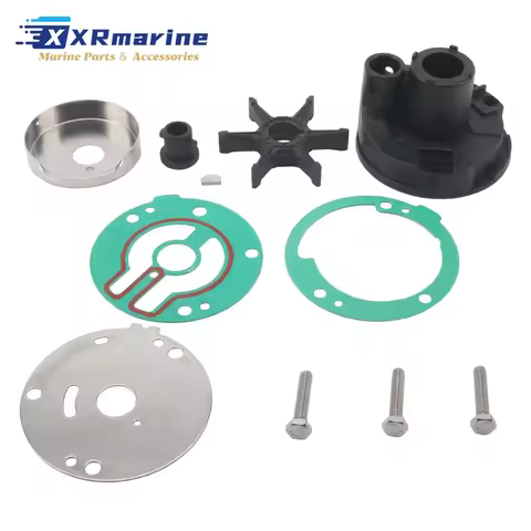 Water Pump Impeller Repair Kit Fits for Yamaha 2 Stroke 25HP 30HP C25 C30 for Mercury Mariner 20 25 