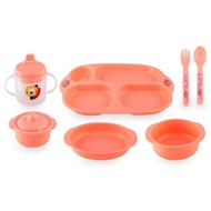 Feeding SET 9IN1 BABY FEEDING LUSTY BUNNY BABY GIFT SET CUTE BABY BIRTH GIFT - LB0002