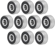 A ABSOPRO Pack of 10 623-2rs Deep Groove Ball Bearings P6 3 x 10 x 4 mm Ball Bearings Lubricated Bea