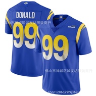 Rugby Jersey Rams 99 White Rams Aaron Donald Jersey 【RY】