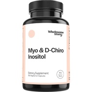 Wholesome Story Myo & D-Chiro Inositol / Myo & D-Chiro Inositol with MTHF Folate + Vitamin D3