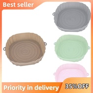 20Cm Air Fryers Oven Baking Tray Fried Chicken Basket Mat AirFryer Silicone Pot Round Replacemen Grill Pan