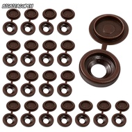BIGBIEAGOPEH 200pcs Screw Cap Covers, M5 Size Fold Snap Design Hinged Screw Caps, Practical Hinged F