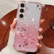Gradient Glitter Phone Case Suitable for Samsung Galaxy A57 A27 A37 A17 A56 S24 S25 S26 Ultra