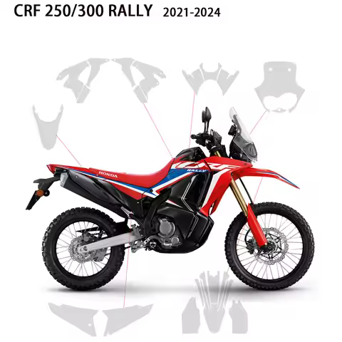 CRF 300L Anti-scratch TPU For Honda CRF 300L Rally Paint Protection Flim CRF 250 Rally PPF Motorcycl