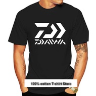 Customized Mens Clothes Daiwa Fishing Logo Men'S Black T-Shirt Fashion Cotton Tshirt
