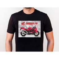 T-Shirt Honda CBR600 F4I Bike Motorsports Logo 100% Cotton Roundneck Lengan Pendek/Short Sleeve T Sh