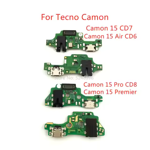 1pcs USB Charging Port Base Charger For Tecno Camon 15 CD7 Tecno Camon 15 Air CD6 Tecno Camon 15 Pro