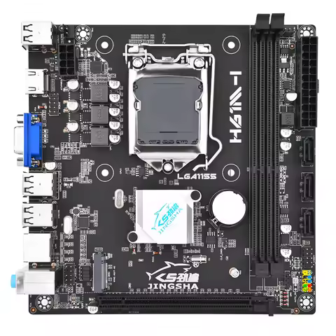 H61M-I Motherboard Computer Main Board Desktop ITX Mini Computer Small Board DDR3 Memory with M.2 In