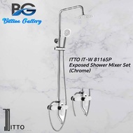 ITTO Stainless steel SUS304 Rain Shower Mixer Set (Hot & Cold)