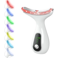 Facial Massager 7 Color Face Lift Device for Face and Neck Massage with 113°F & Vibration & Clean 3-