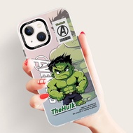 【สำหรับ iPhone】เคสโทรศัพท์ TPU Shockproof case for iphone เคสโทรศัพท์ 15 14 13 12 11 ProMax 8 7 Plus X XR XS SE 2020 ไอรอนแมน