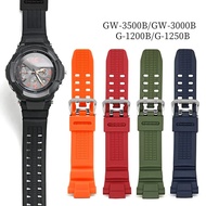Rubber Watch Band Strap For Ca-sio GW-3500B/GW-3000B/GW-2000/G-1200B/G-1250B Replace Wrist Strap Bel