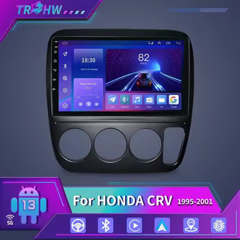 For Honda CRV CR-V 3 1995-2001 Car Multimedia Radio GPS Navigation Stereo Audio Players 8 Core WIFI 