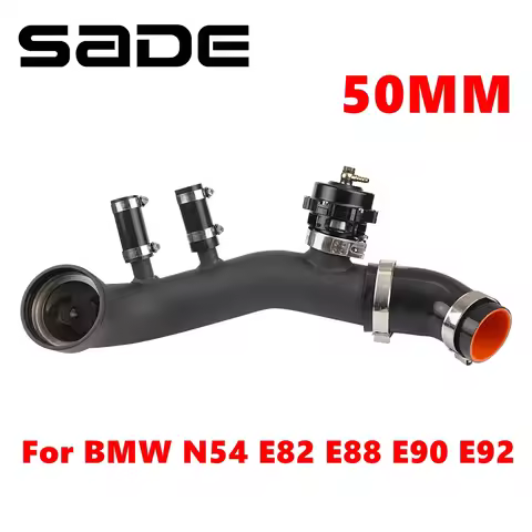 Air Intake Turbocharge Pipe Kit 50MM Pressure Relief Valve For BMW N54 E82 E88 E90 E92 135i 335i Car