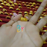 PAY ON DELIVERY imitation 24k gold plated 1⁄2 chain ring