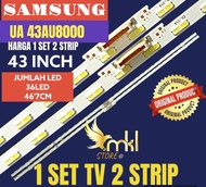 BACKLIGHT TV LCD LED SAMSUNG 43INCH UA 43AU8000 BACKLIGHT 43 INCH